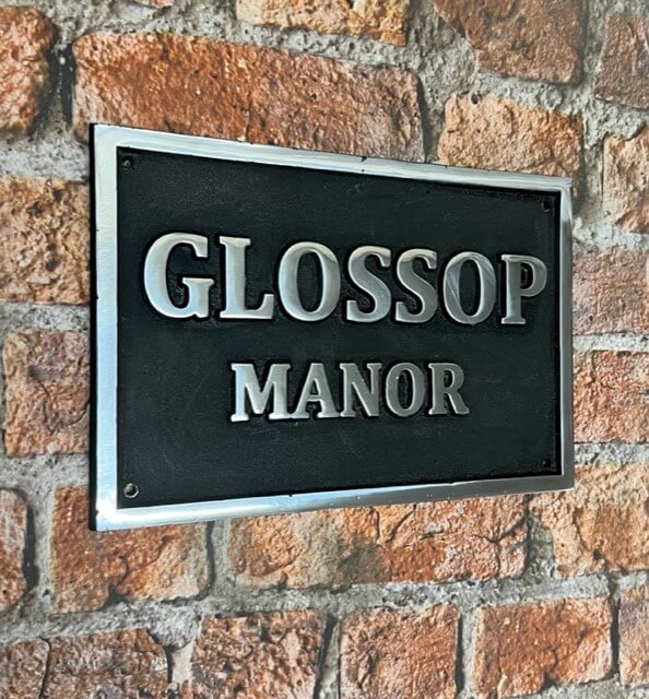 Custom House Plaques and Name Signs in Aluminium