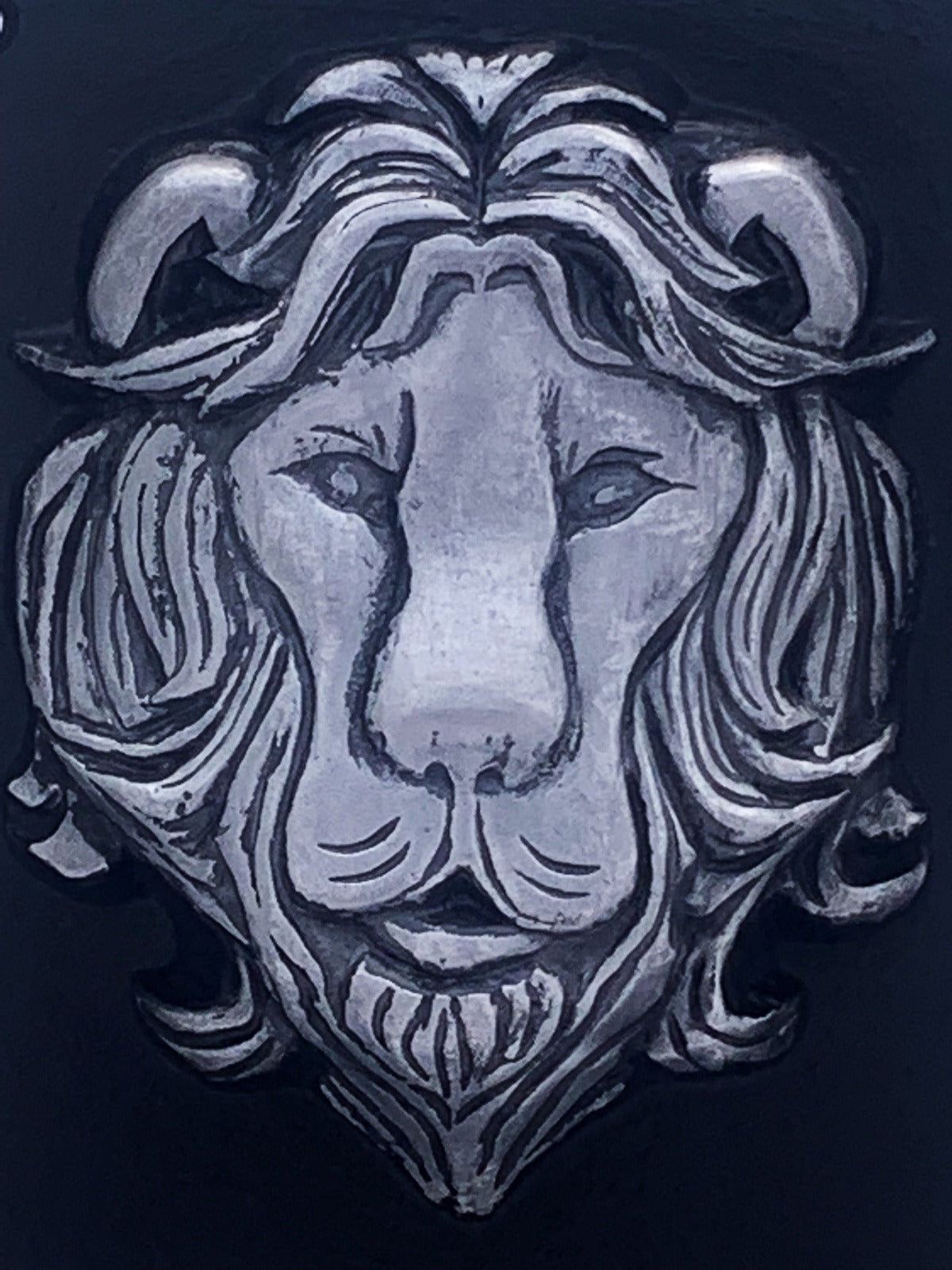 House Number Sign with Lion
