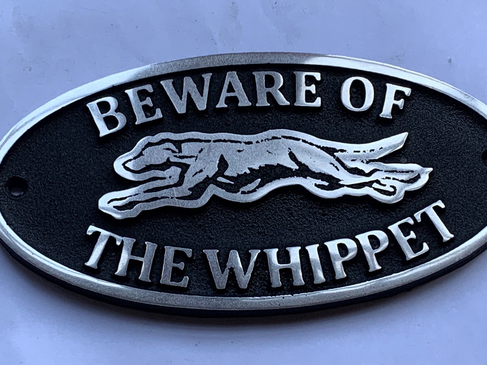 Novelty Signs with Beware of dog