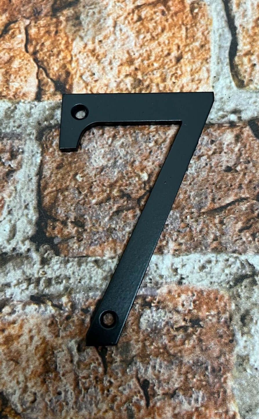 House numbers in black