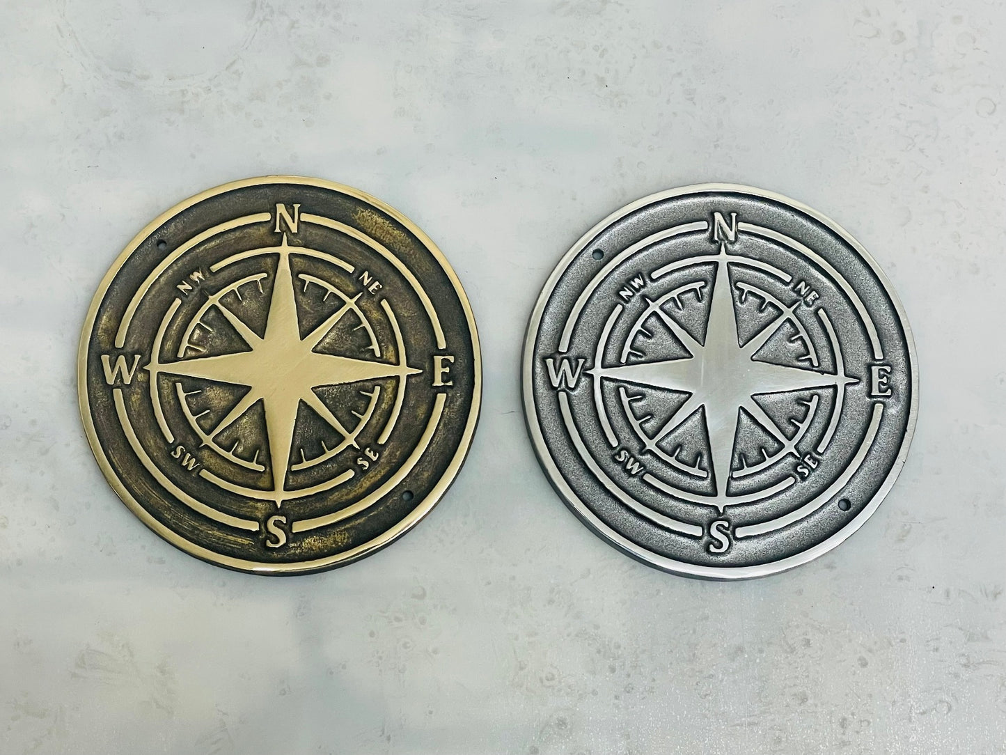 Garden Compass in Aluminium