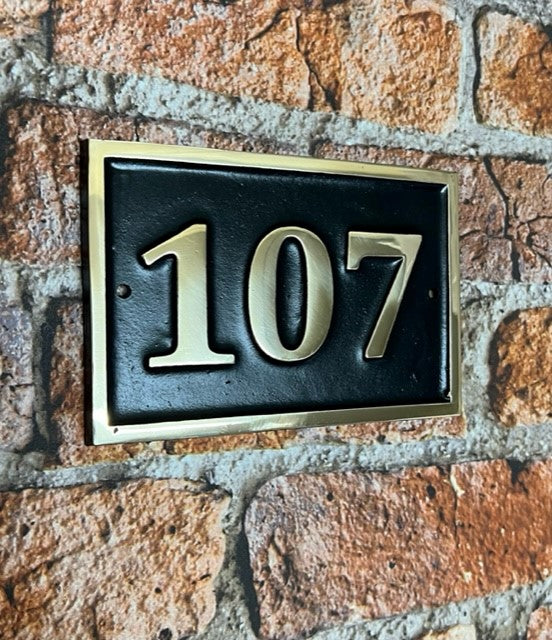 House Number Sign