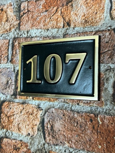 House Number Sign