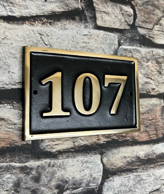 House Number Sign