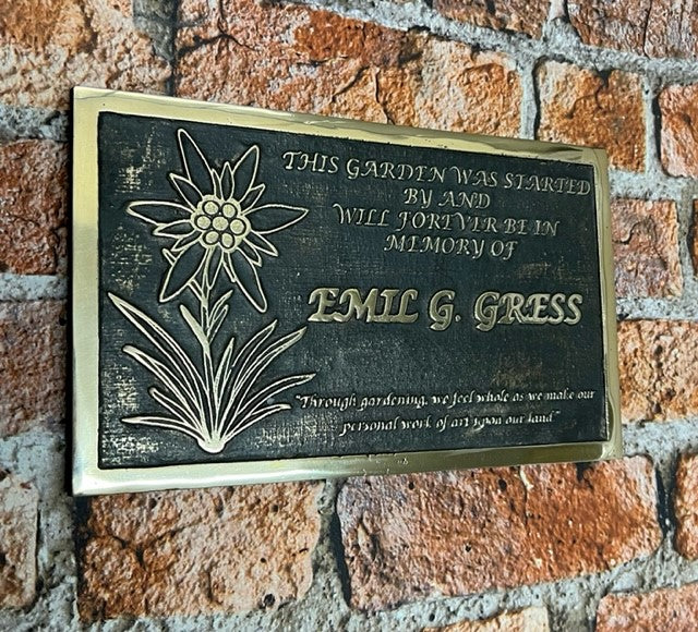 Memorial plaques bronze plaques