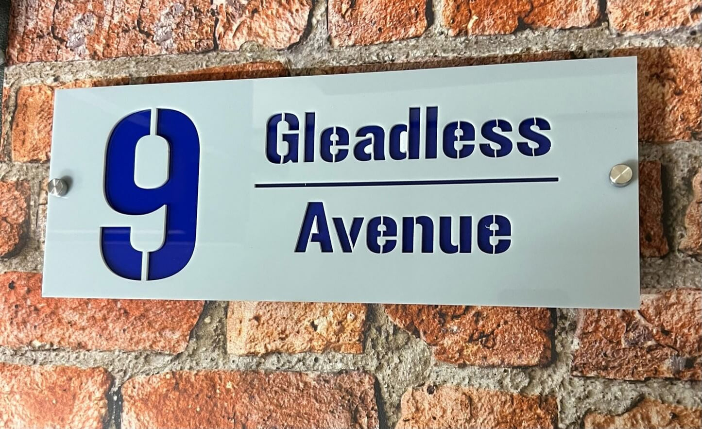 Acrylic House Signs
