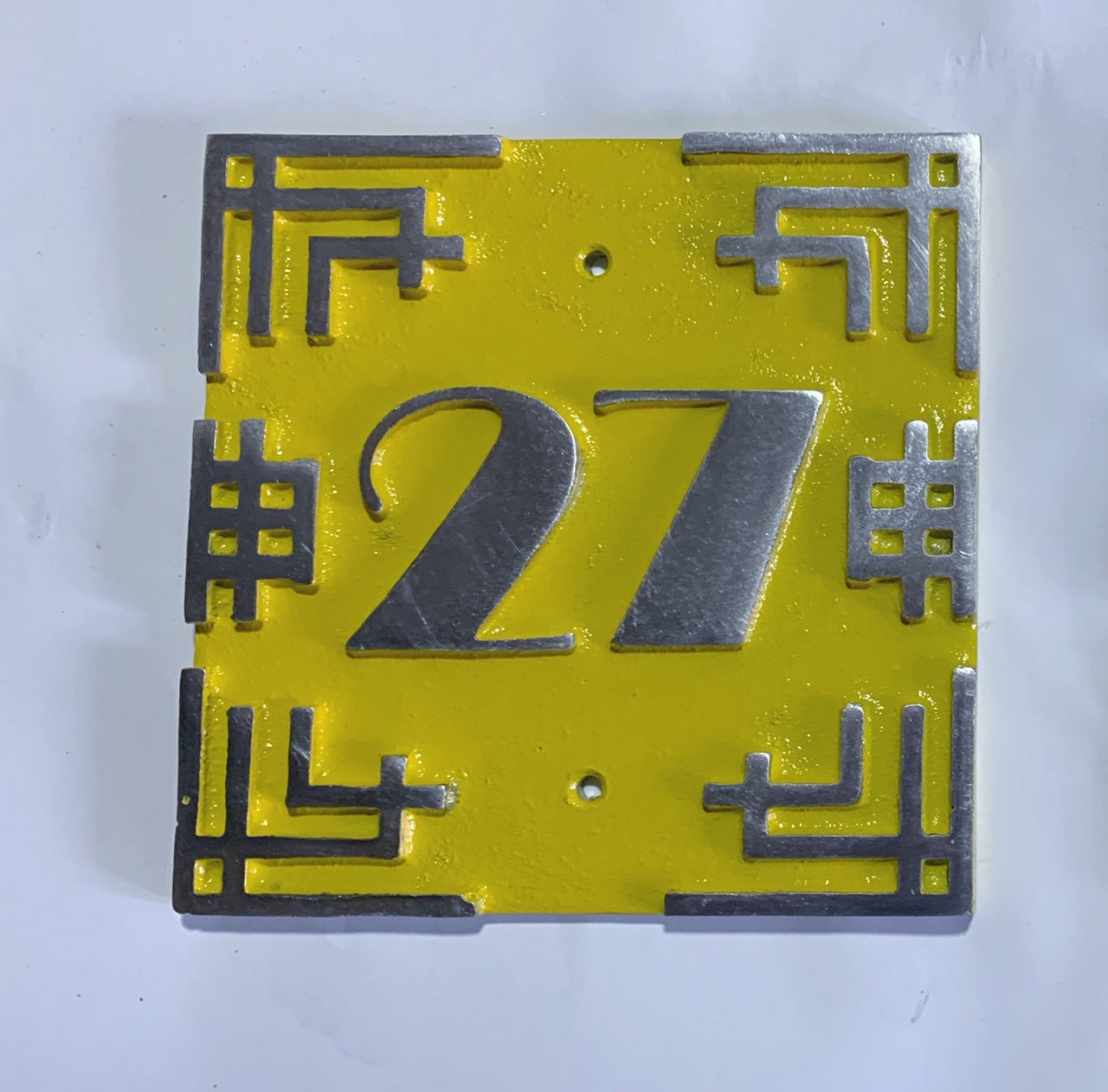 House Number Sign Art Deco