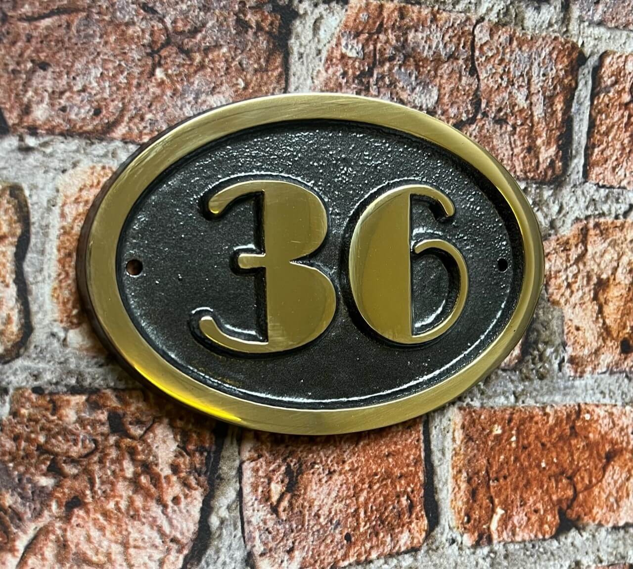house number sign art deco gunmetal background
