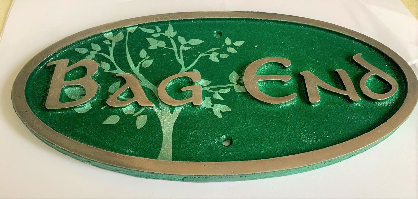 Metal House Sign Lord of the Rings