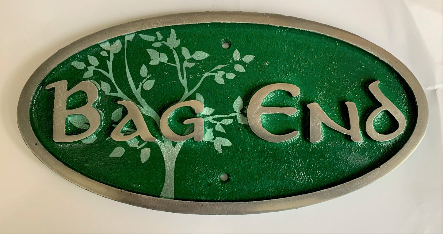 Metal House Name Sign Lord of the Rings