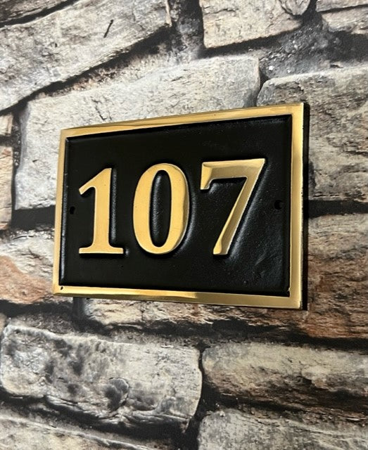 bronze house signs