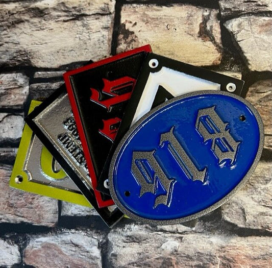 House Signs custom colours