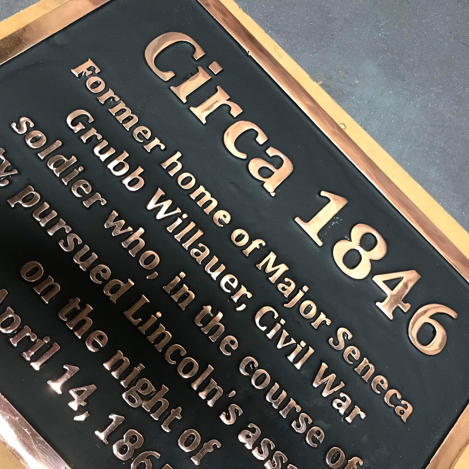 Copper Plaques