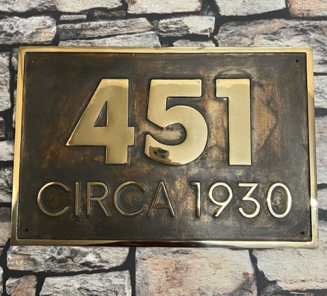 Bronze Decorative Plaque Custom Made