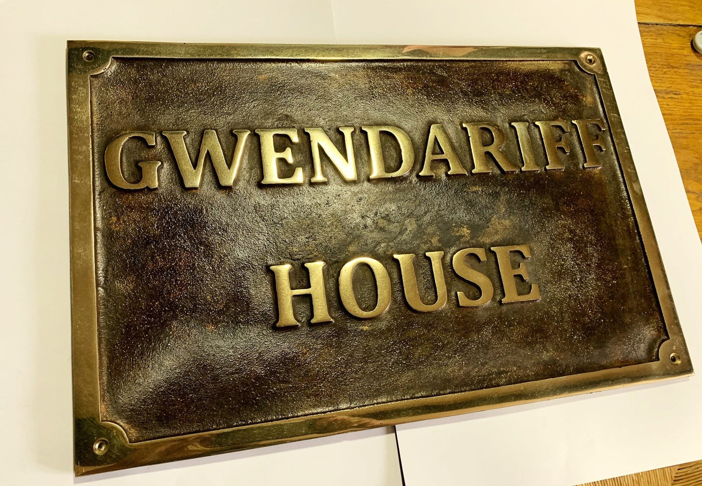 bronze plaques