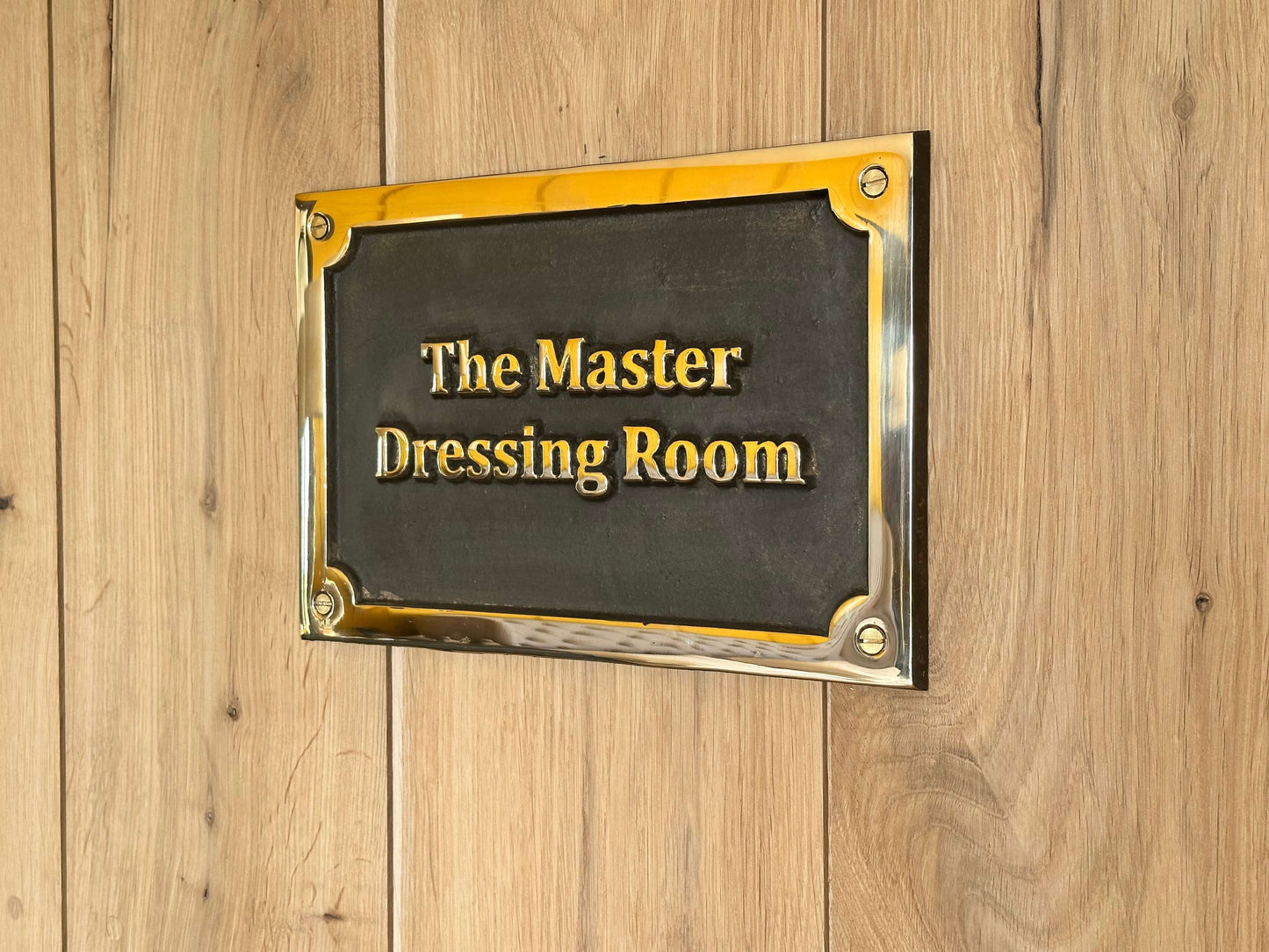 hotel signs in bronze