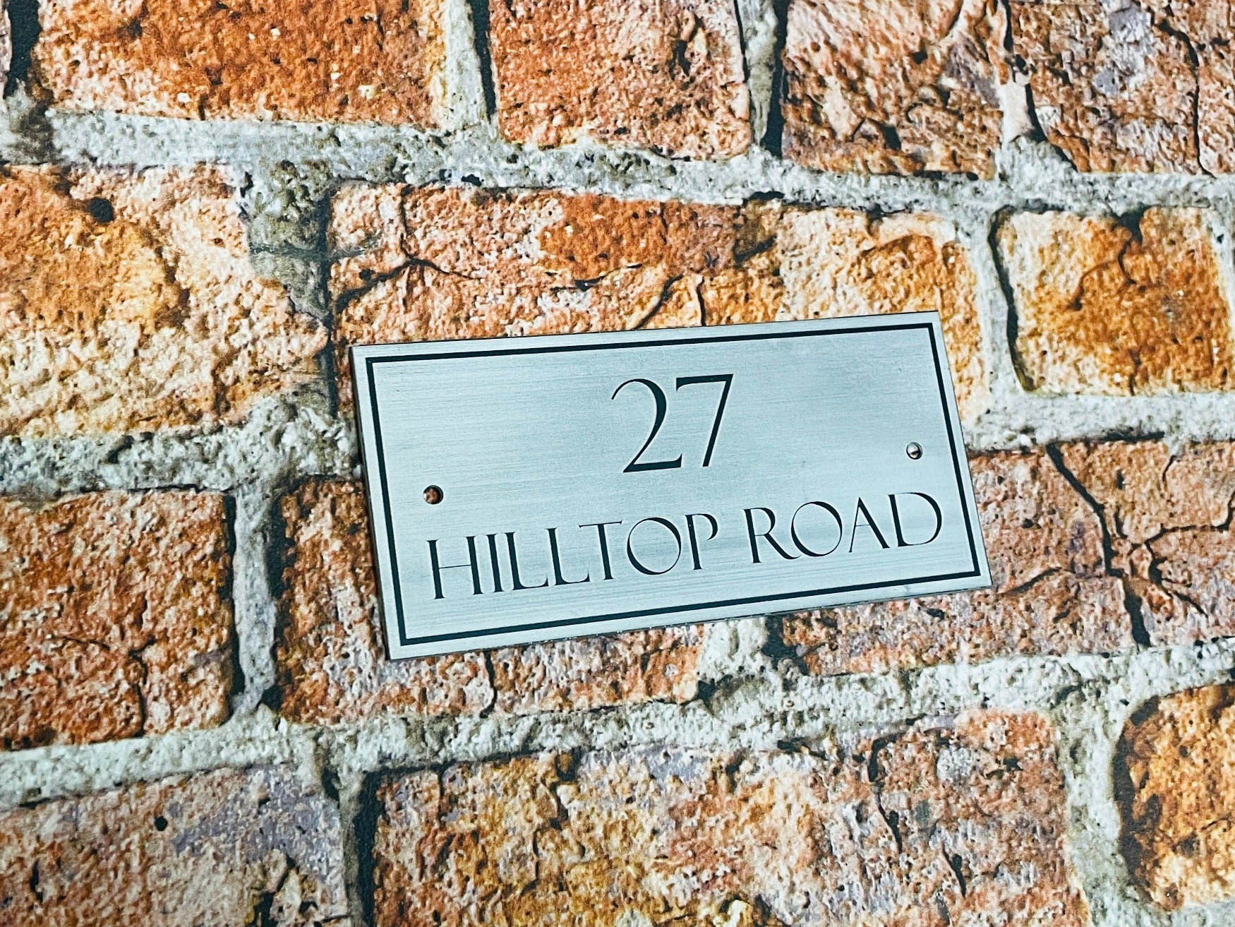house name signs