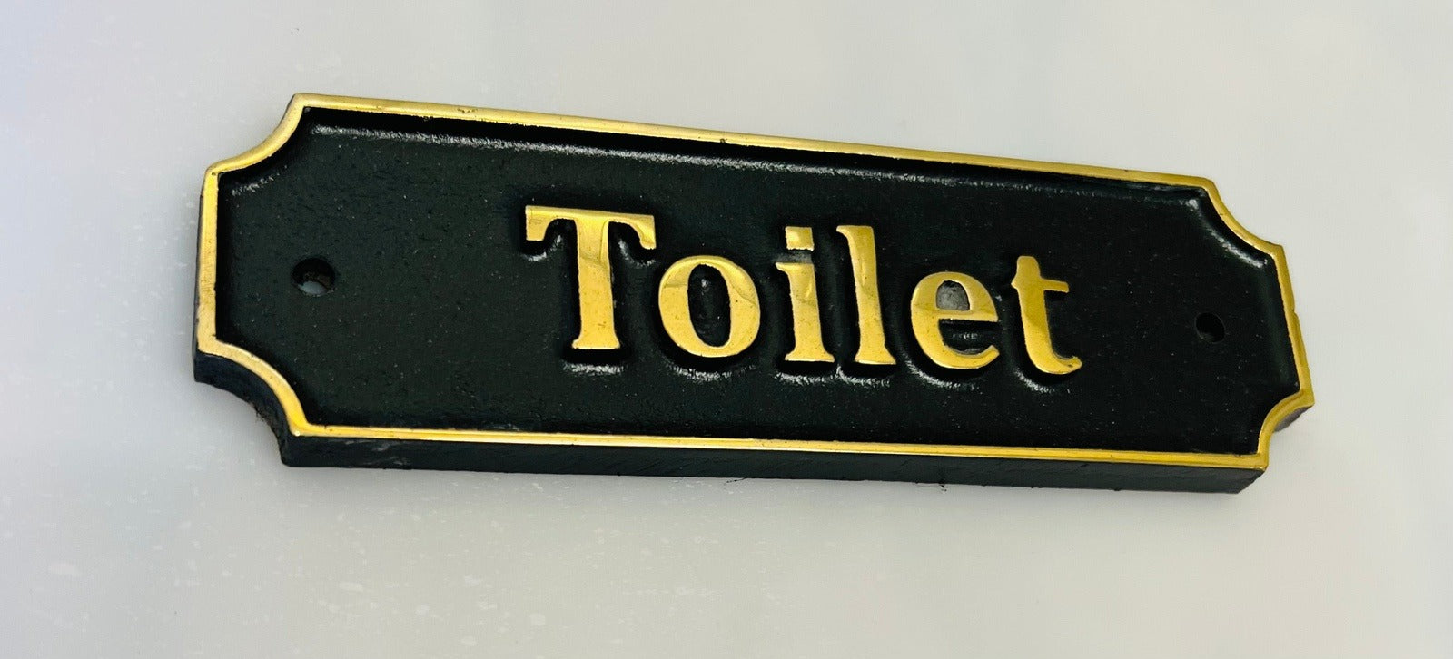 Decorative Metal Toilet Signs
