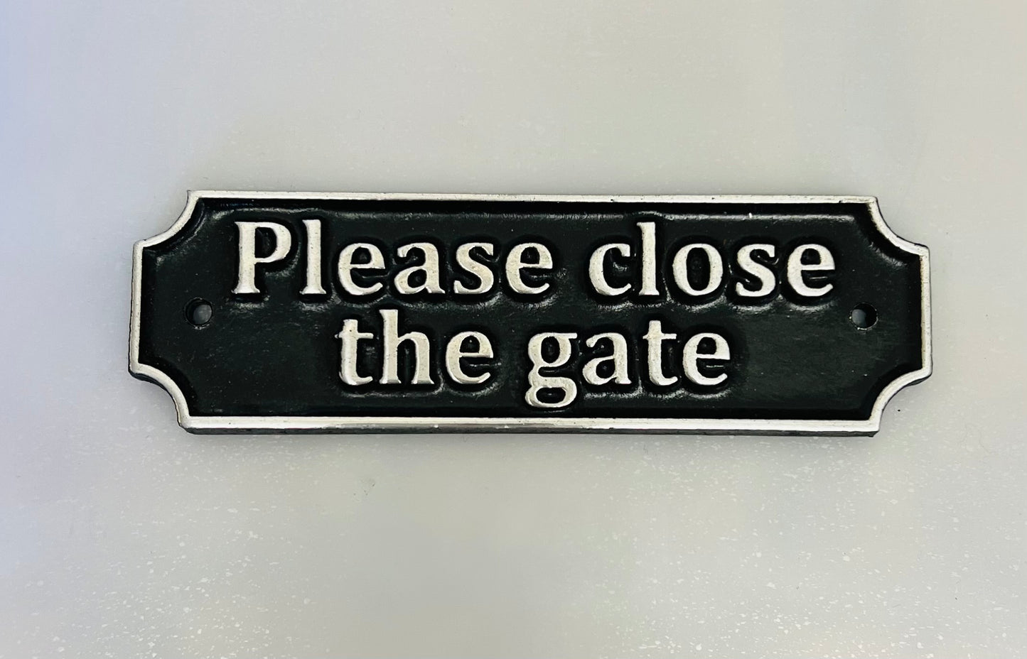 Garden Signs with Please close the gate