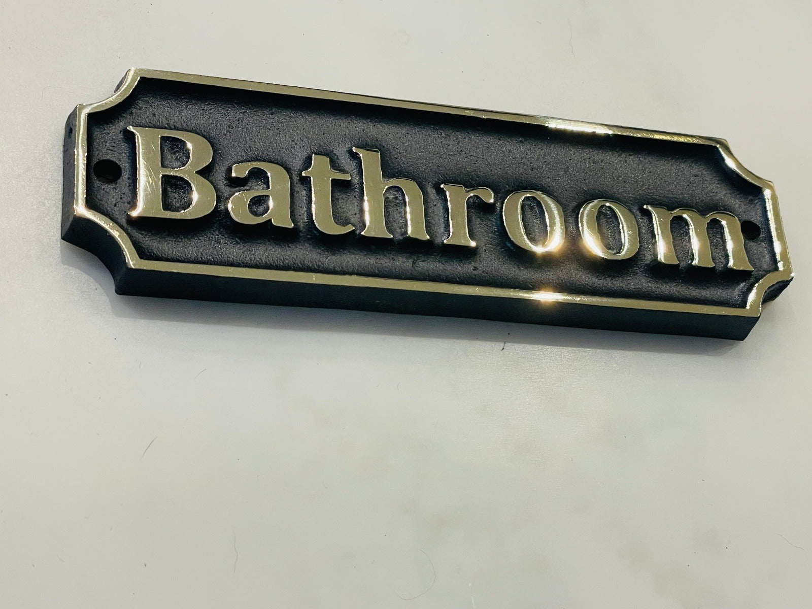 Novelty signs for bathrooms