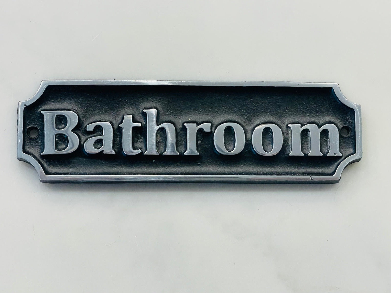 Novelty signs for bathrooms