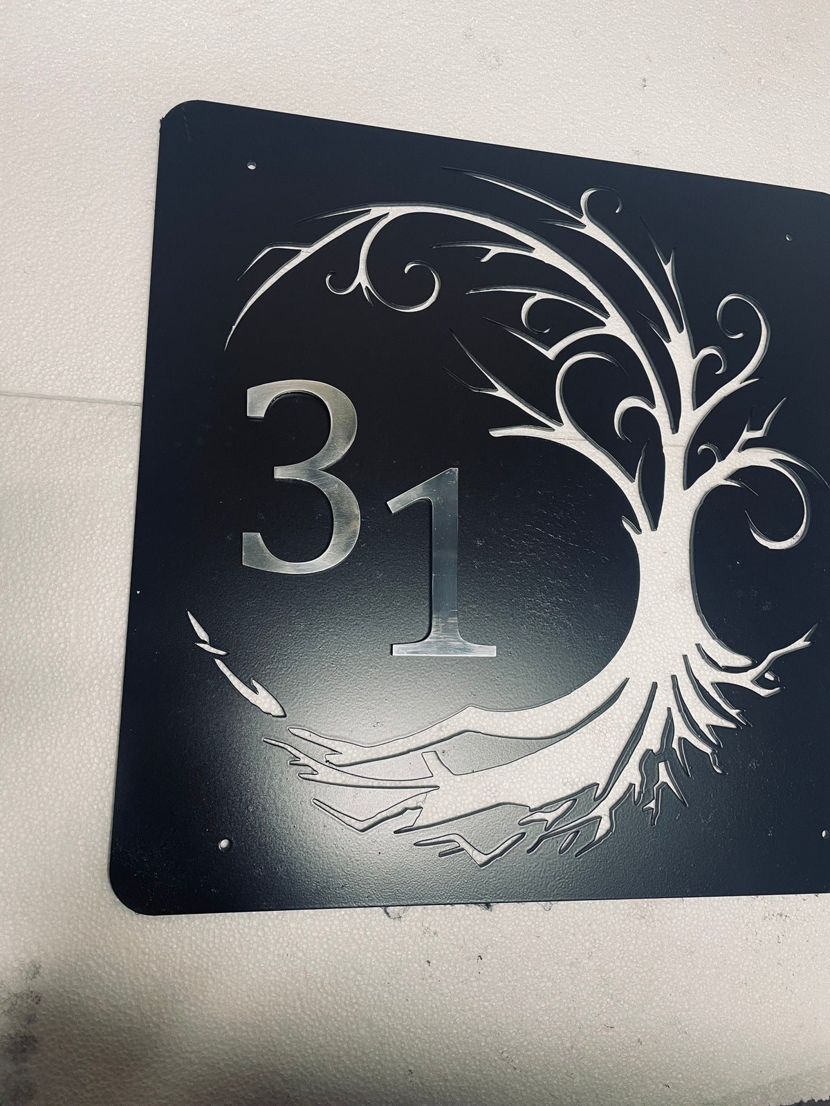 House Number Sign made from Steel