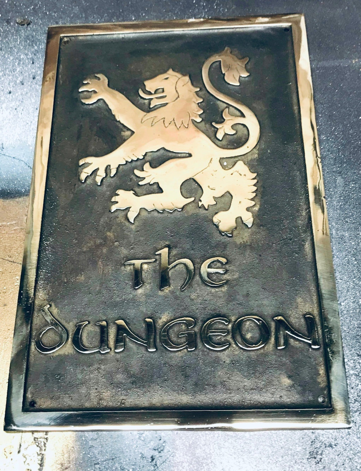 Bronze Plaques with Lion
