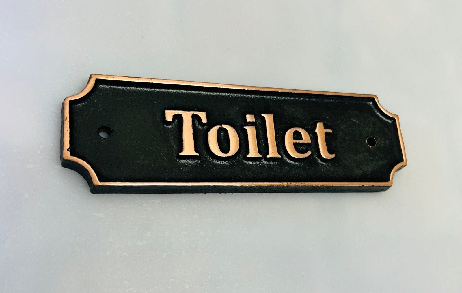 Decorative Metal Toilet Signs
