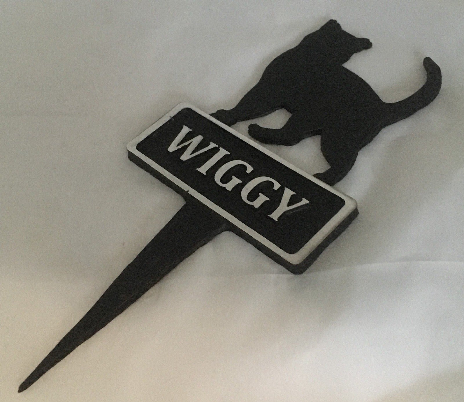 Memorial Plaque in Aluminium with Stake