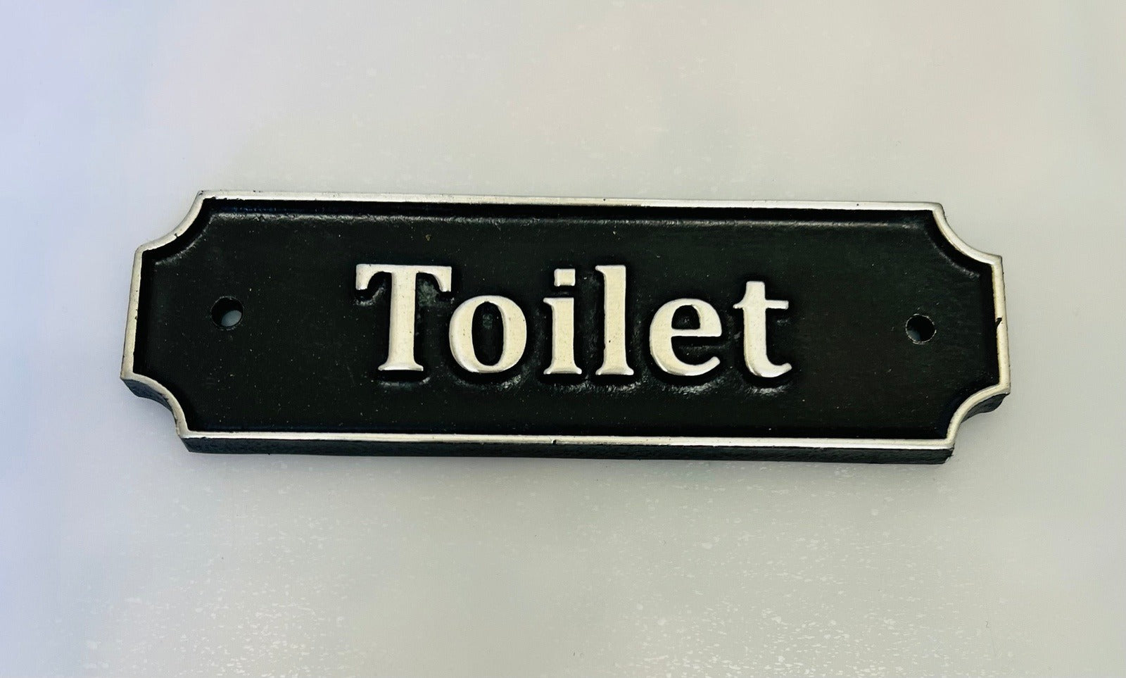 Decorative Metal Toilet Signs