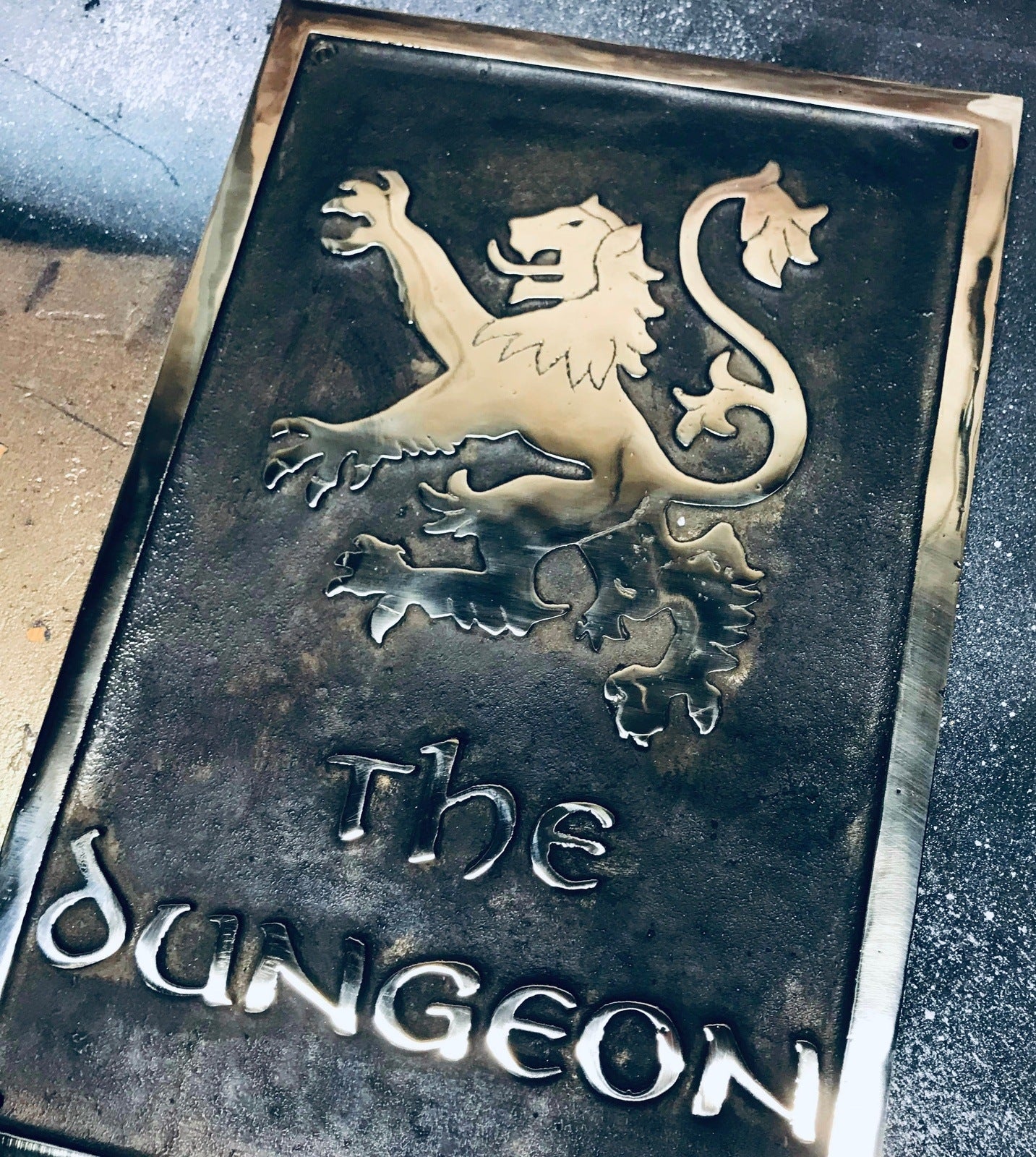 Bronze Plaques with Lion