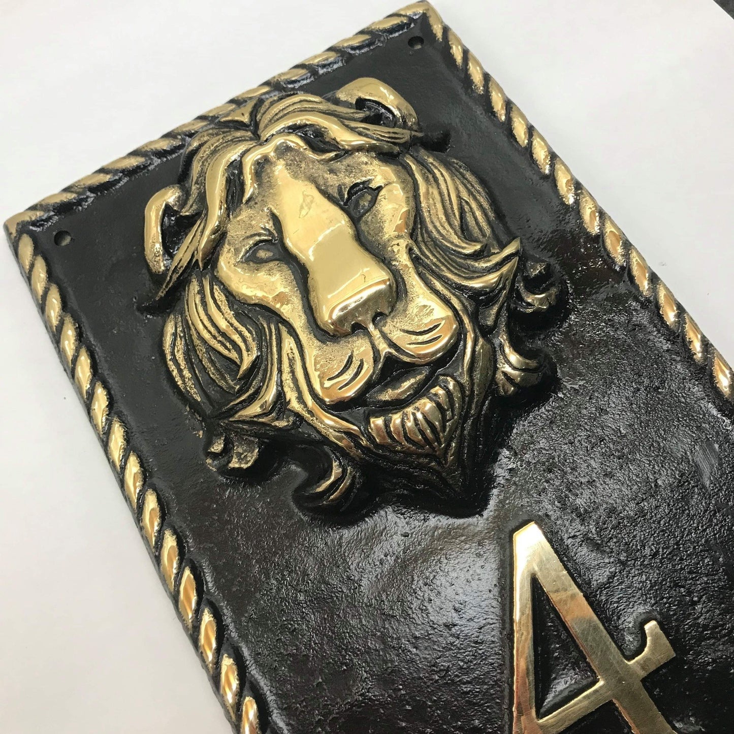 Bronze Plaques with Lion