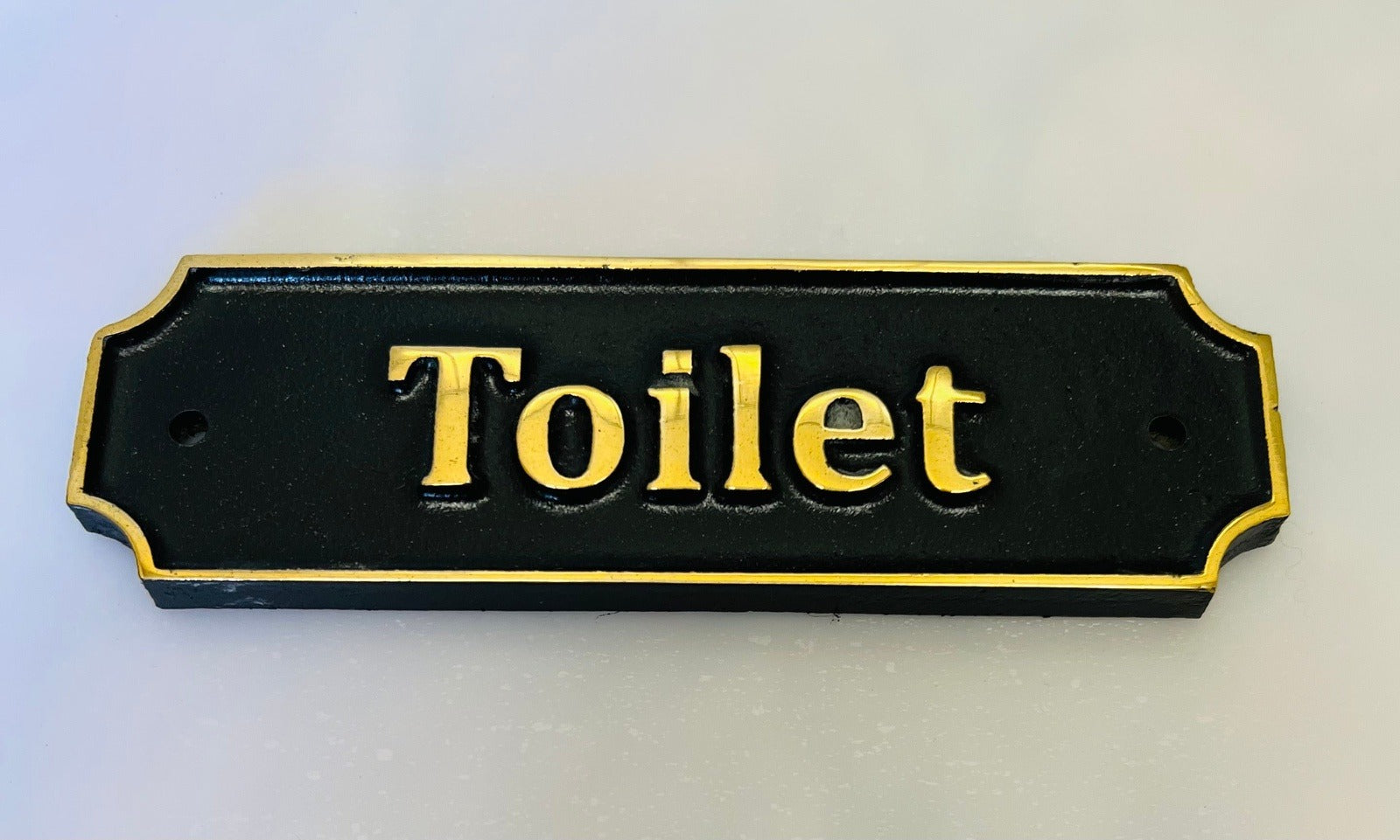 Decorative Metal Toilet Signs