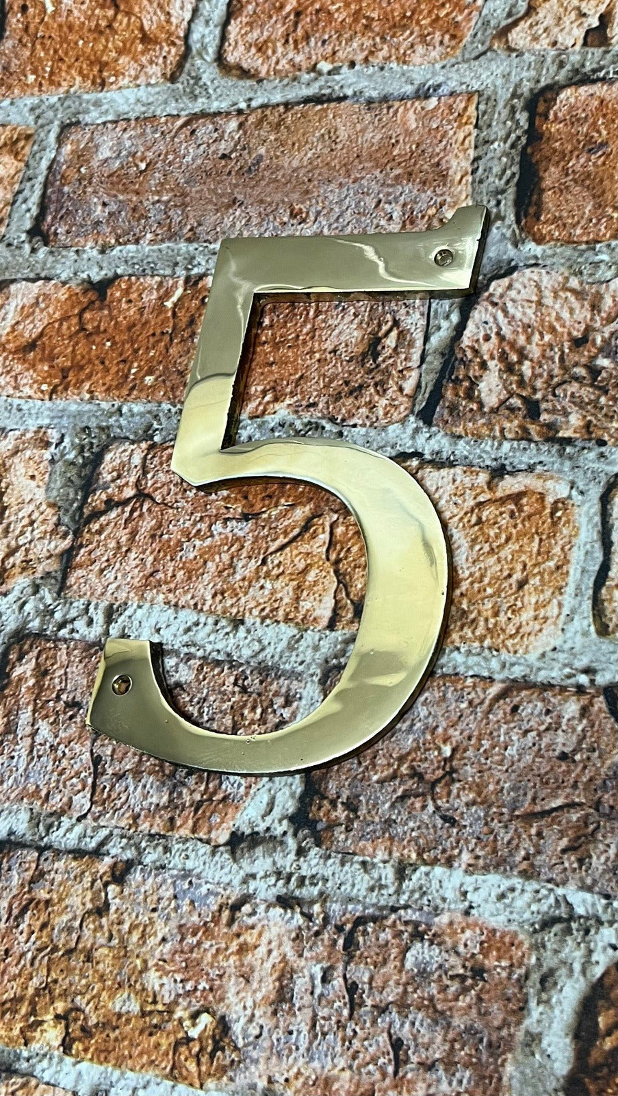 House Number Bronze no.5