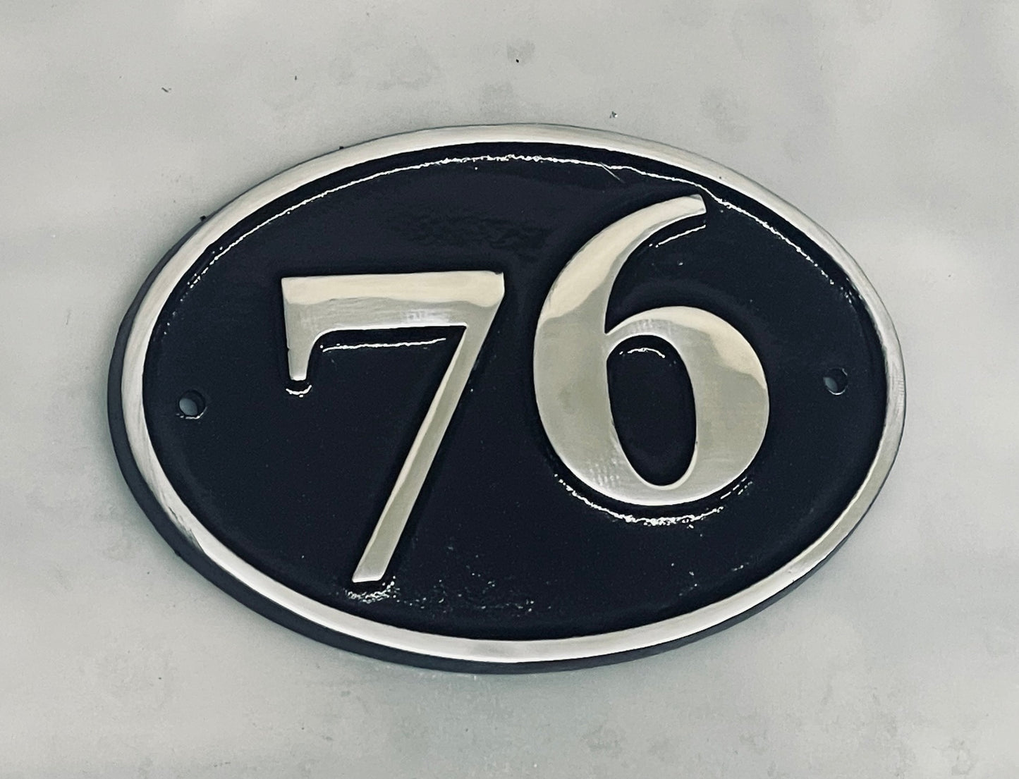 House Number Sign Georgia font