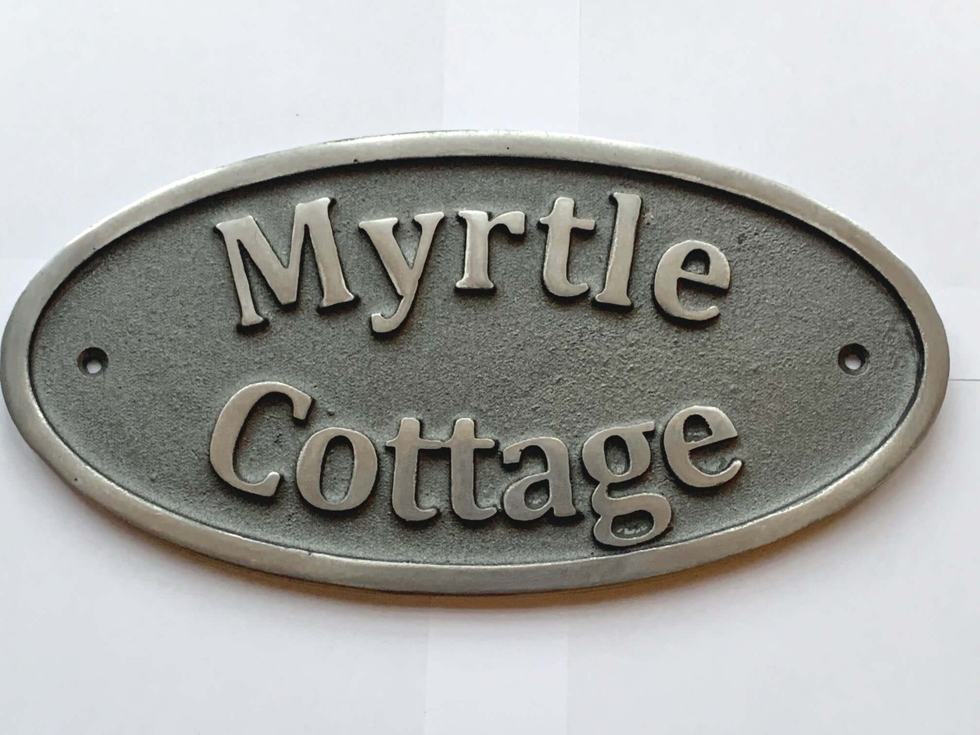 House Name Sign Cast aluminium Metal