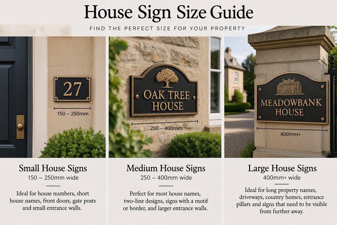 What Size House Sign Should I Choose?