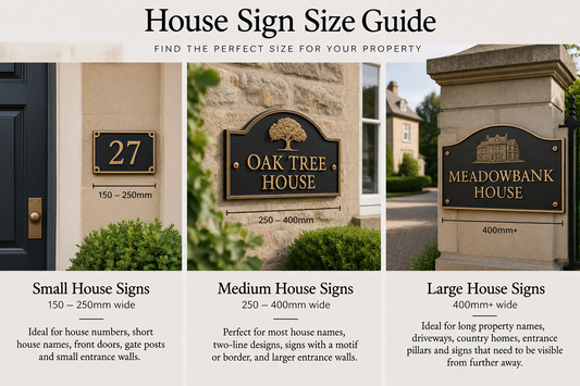 What Size House Sign Should I Choose?
