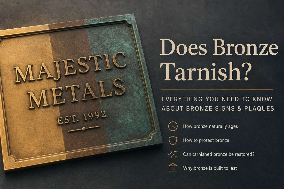 Does Bronze Tarnish? Everything You Need to Know About Bronze Signs and Plaques