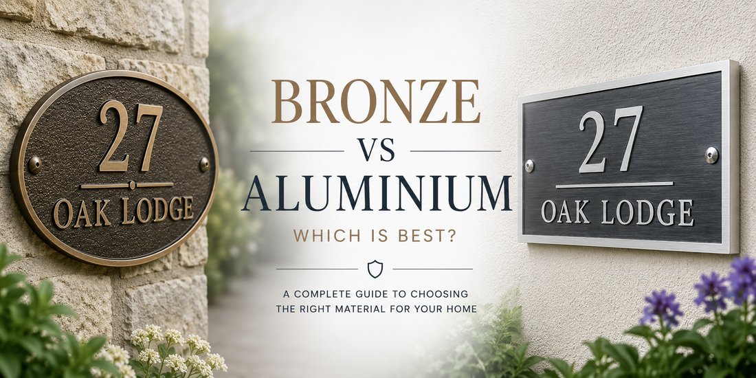 Bronze vs Aluminium House Signs – Which Is Best?