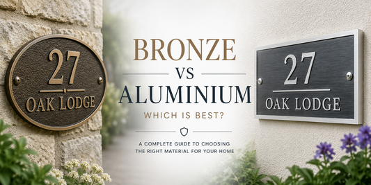 Bronze vs Aluminium House Signs – Which Is Best?