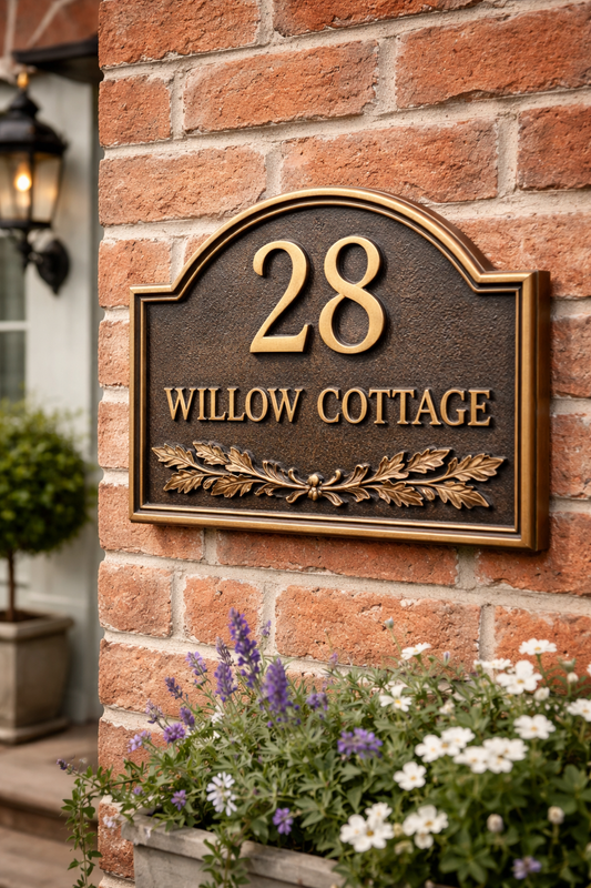 Modern vs Classic Bronze Address Plaques: Which Style Suits Your Property?