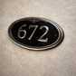 House number plaque / hotel room plaque