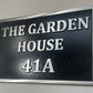 Cast aluminium plaque