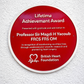 cast aluminium award plaque round