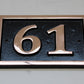 number sign in copper