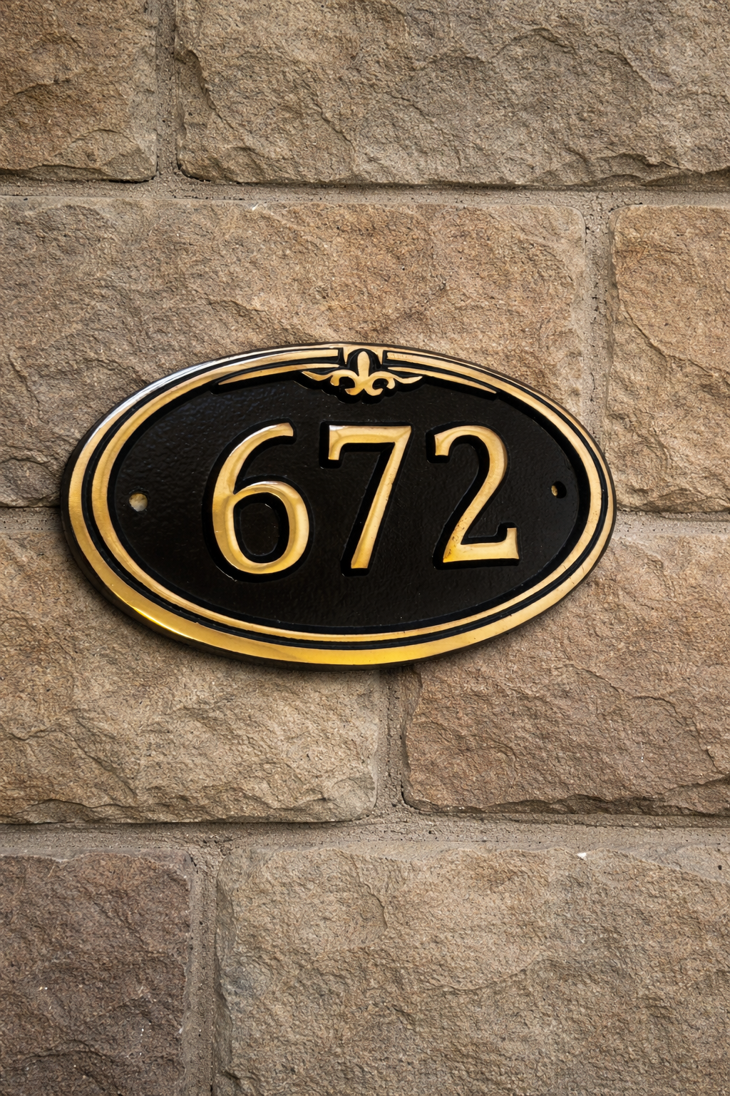 boutique hotel room number sign