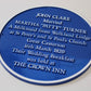 blue heritage plaque