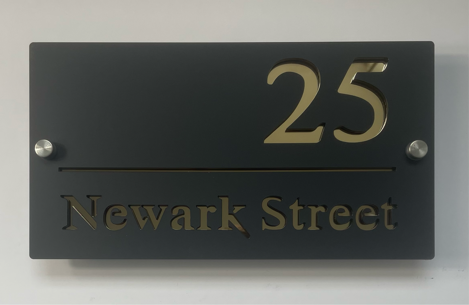 acrylic house sign