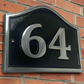 Number sign cast aluminium 